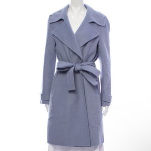 Badgley mischka wool blend coat large